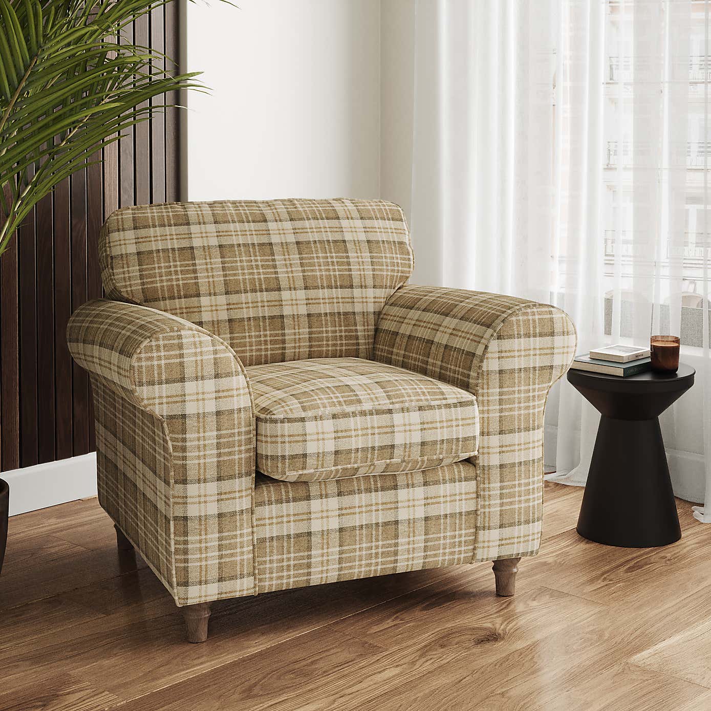 Flori Orkney Armchair, Check Pattern
