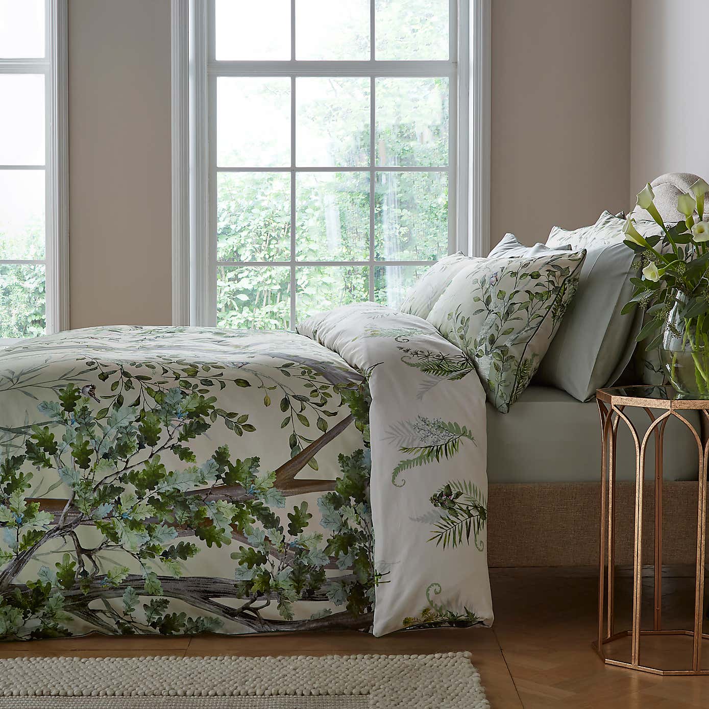 Dorma Forest Standard Pillowcase Pair