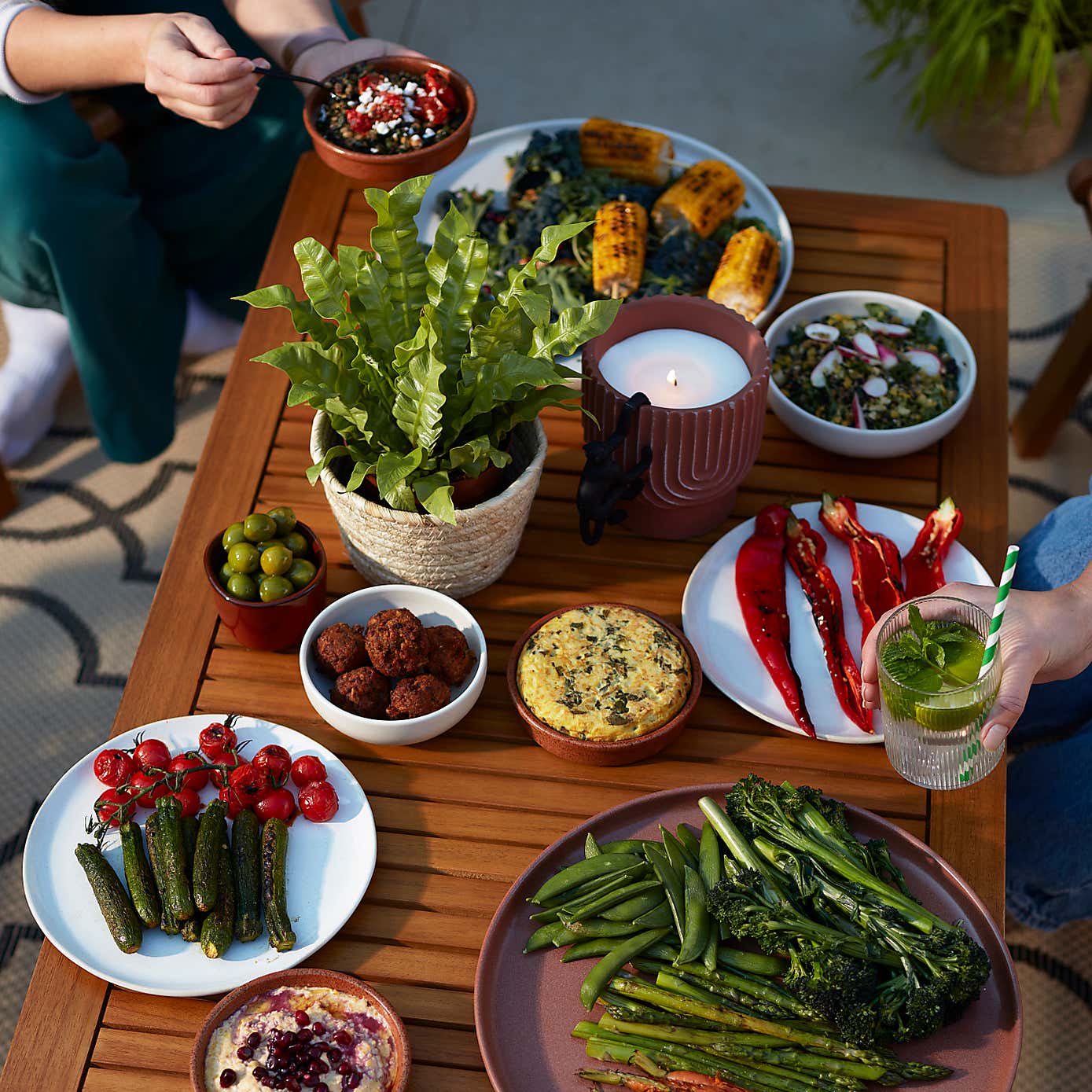 Amalfi White 12 Piece Dinner Set
