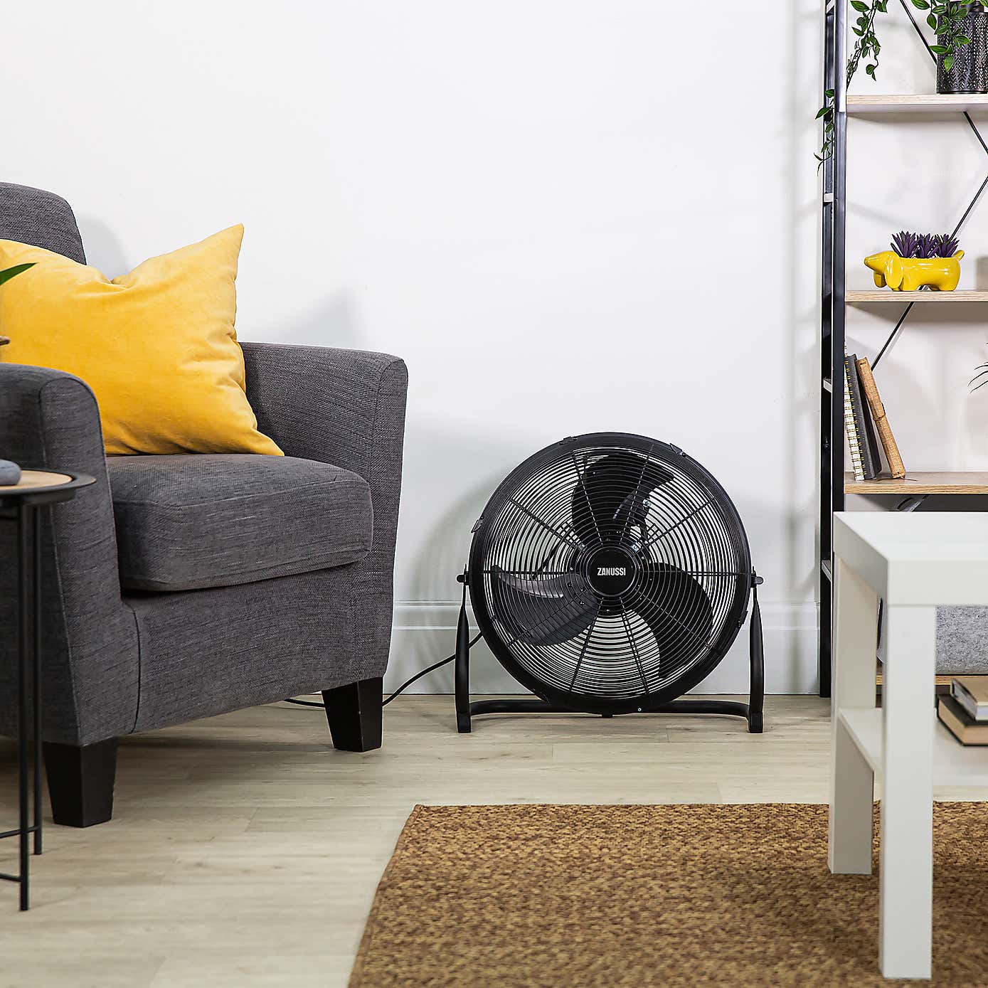 Zanussi  16" Black Floor Fan