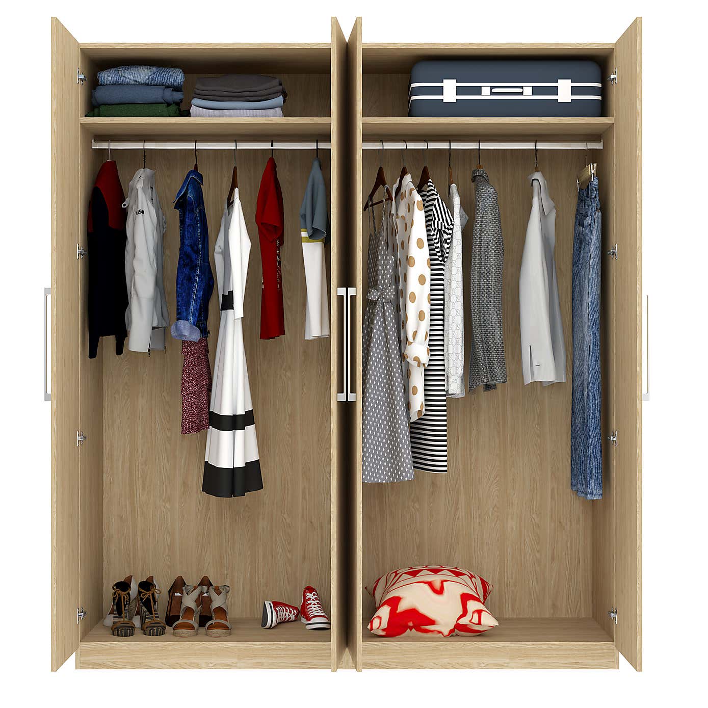 Foster 4 Door Wardrobe
