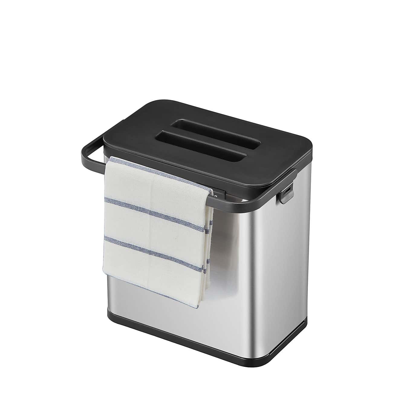 EKO Puro 3L Stainless Steel Food Waste Caddy