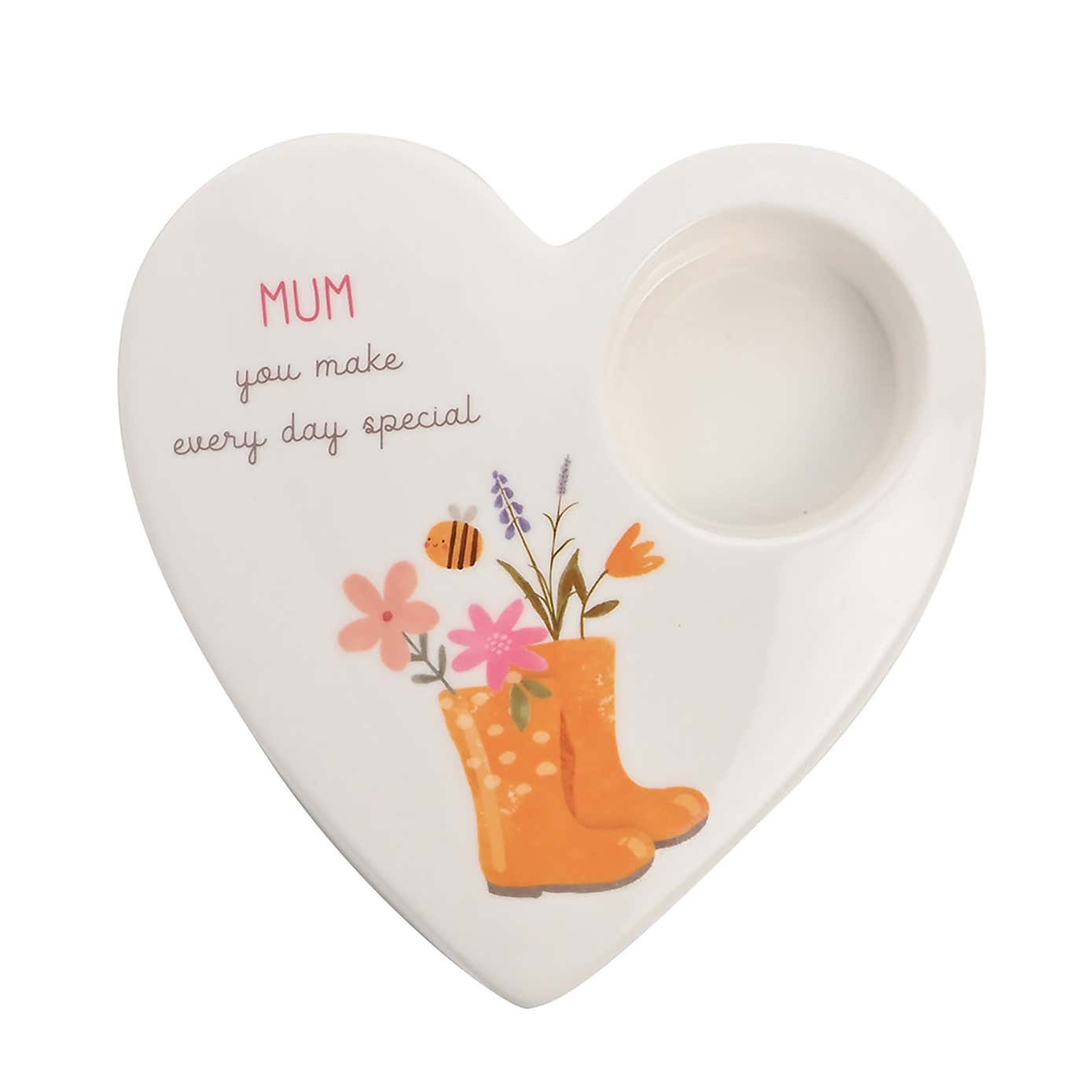 Mum Ceramic Tealight Holder