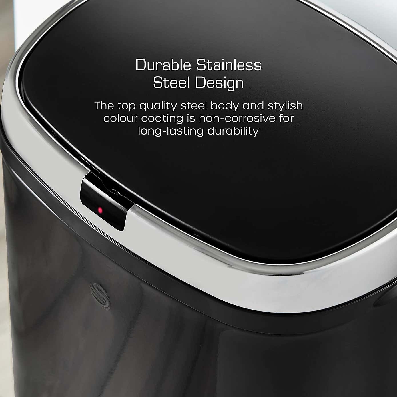 Swan 42L Square Sensor Bin