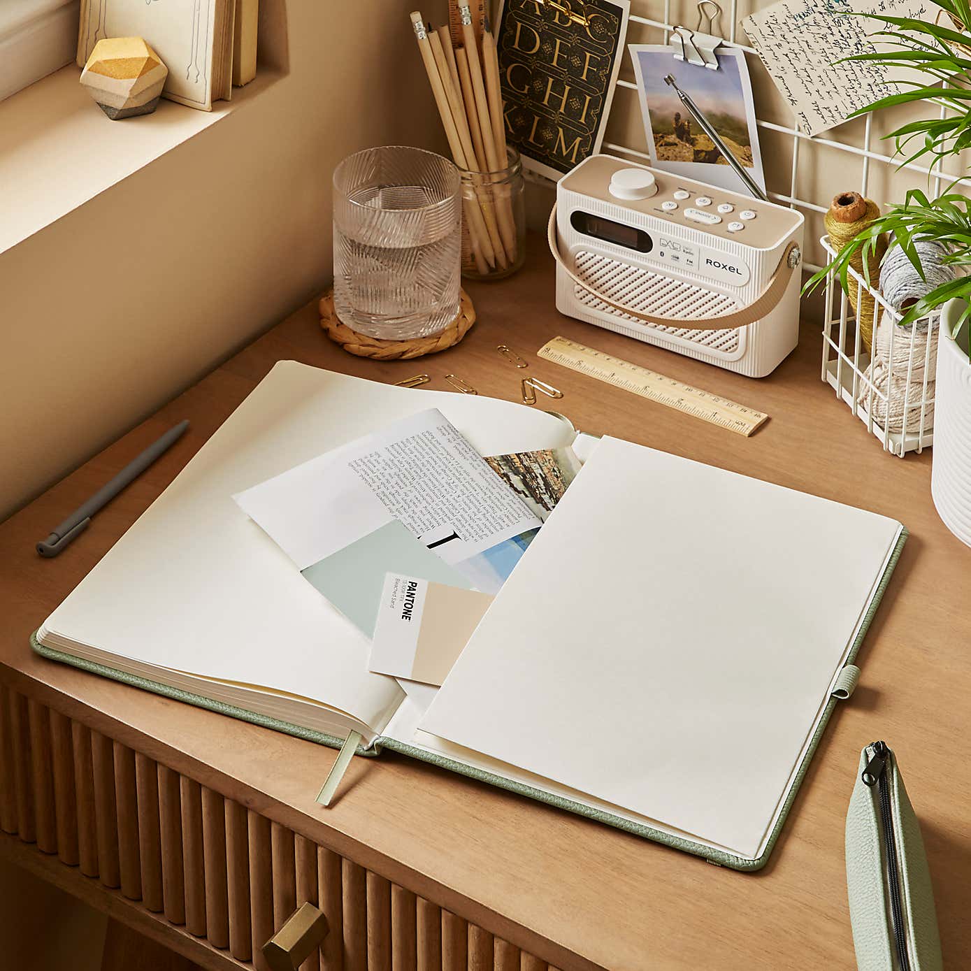 Waters and Noble Premium Faux Leather Notebook