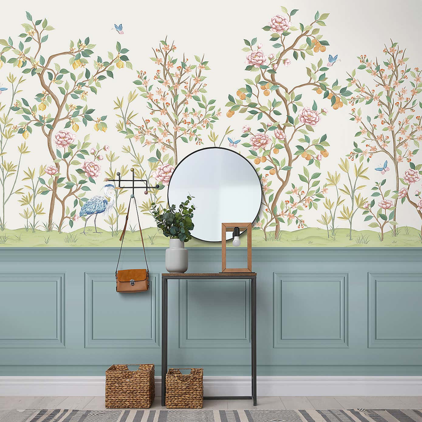 Chinoiserie Panelling Wall Mural