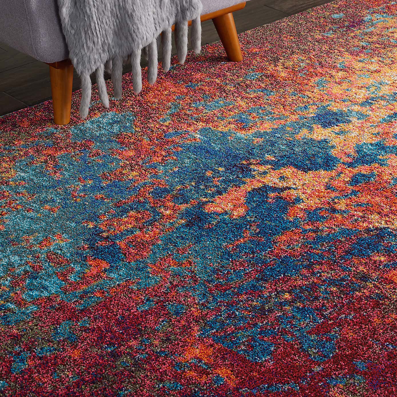 Multi Coloured Celestial Atlantic Rug