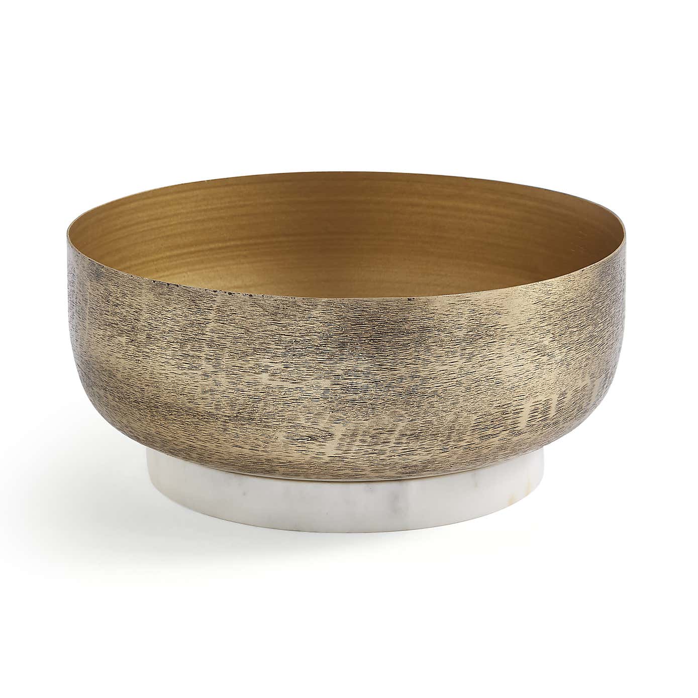 Metal Marble Bowl