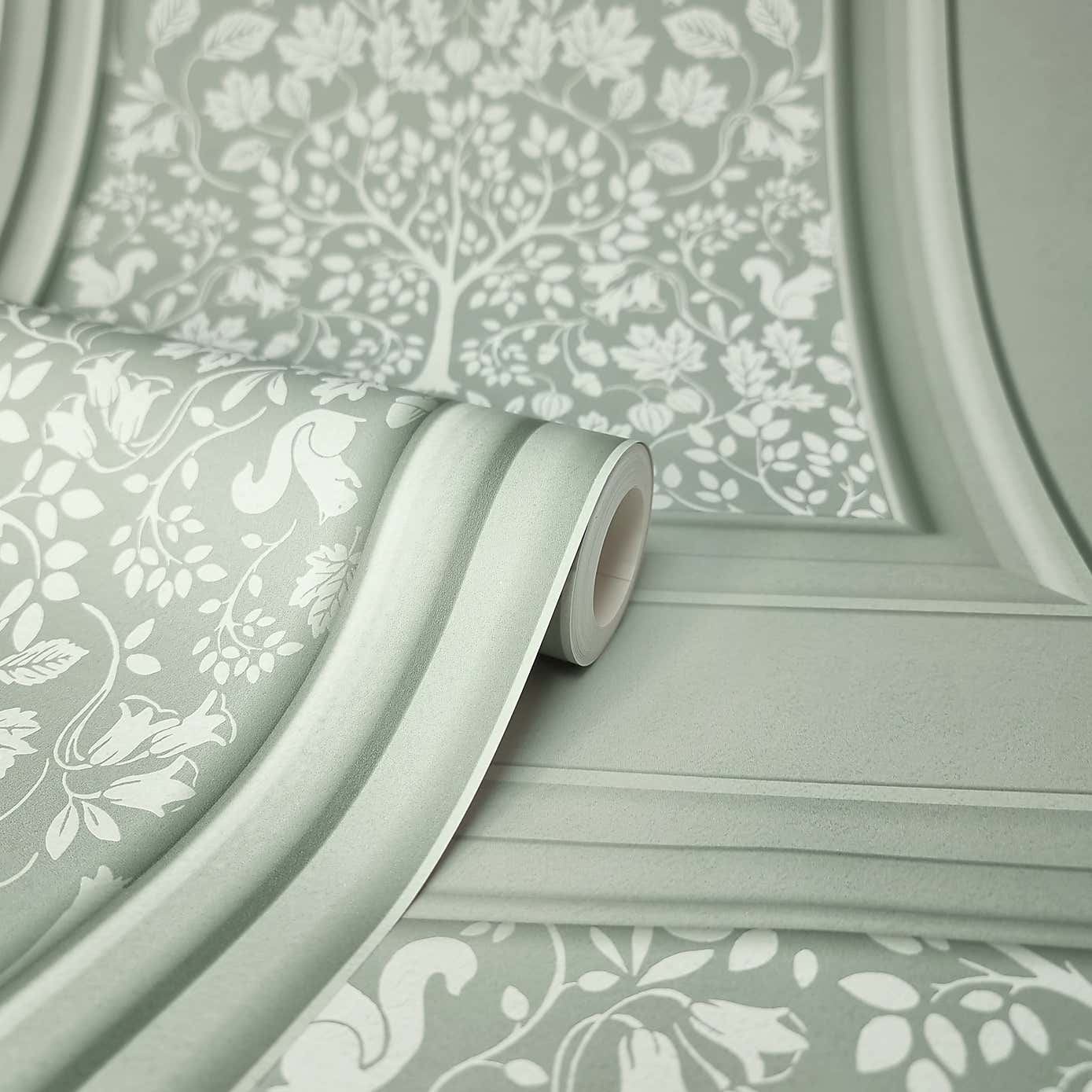 Woodland Square Panel Wallpaper