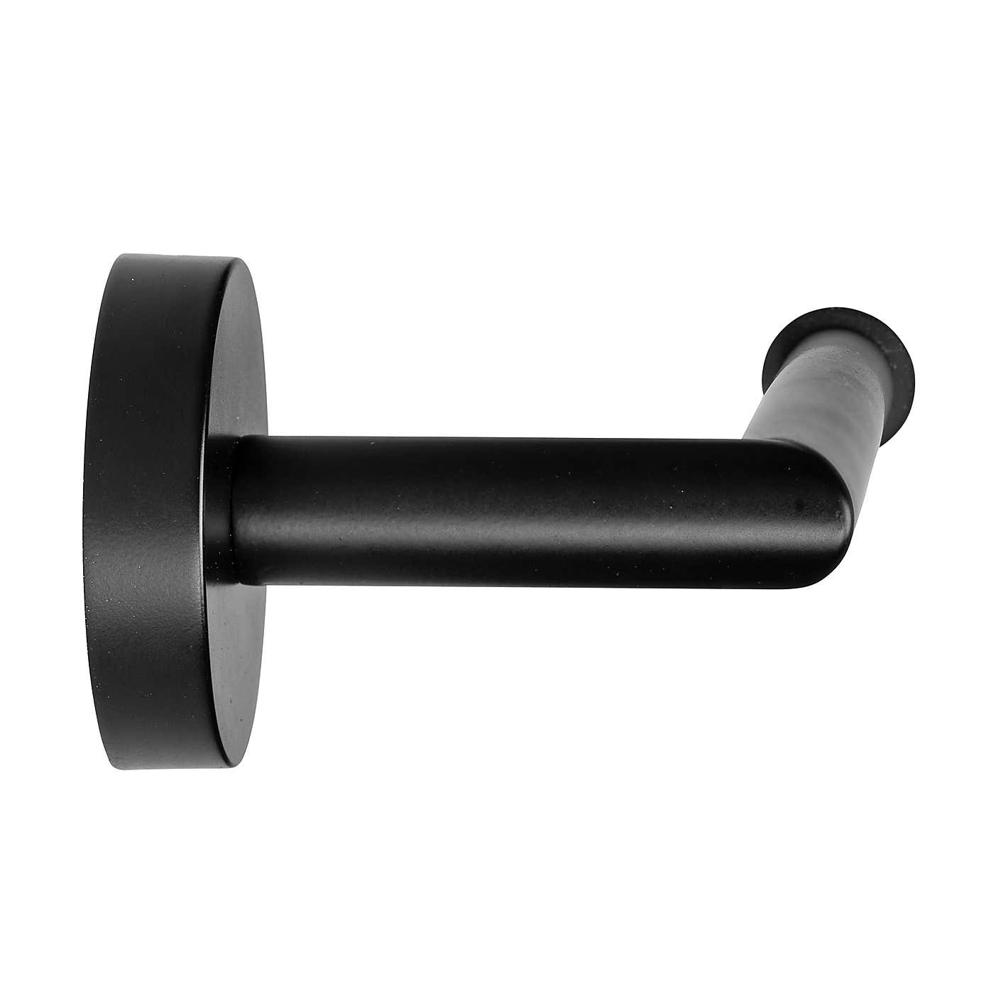 Epsom Flexi-FixTM Matt Black Towel Rail Bar