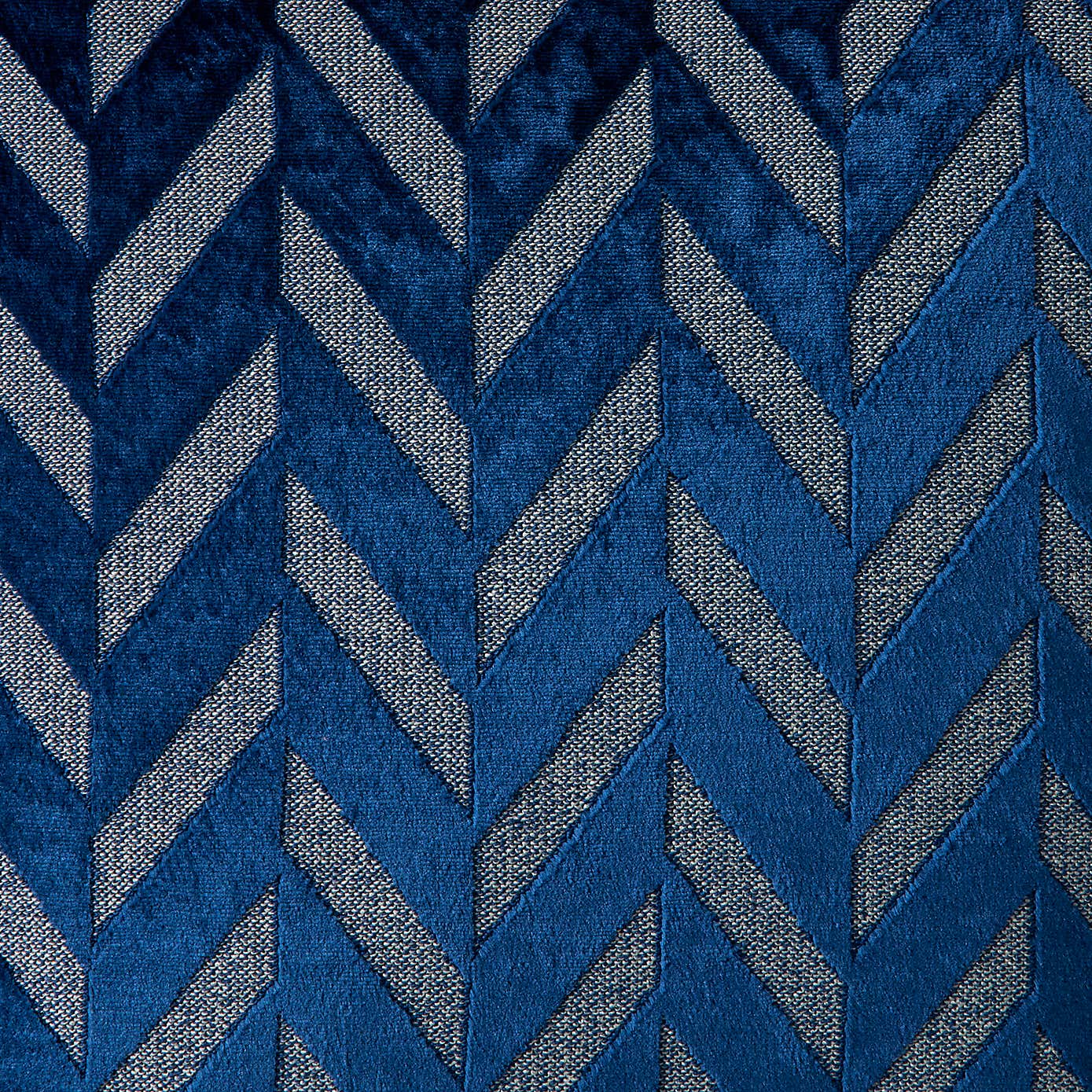 Cut Velvet Chevron Cushion Cover