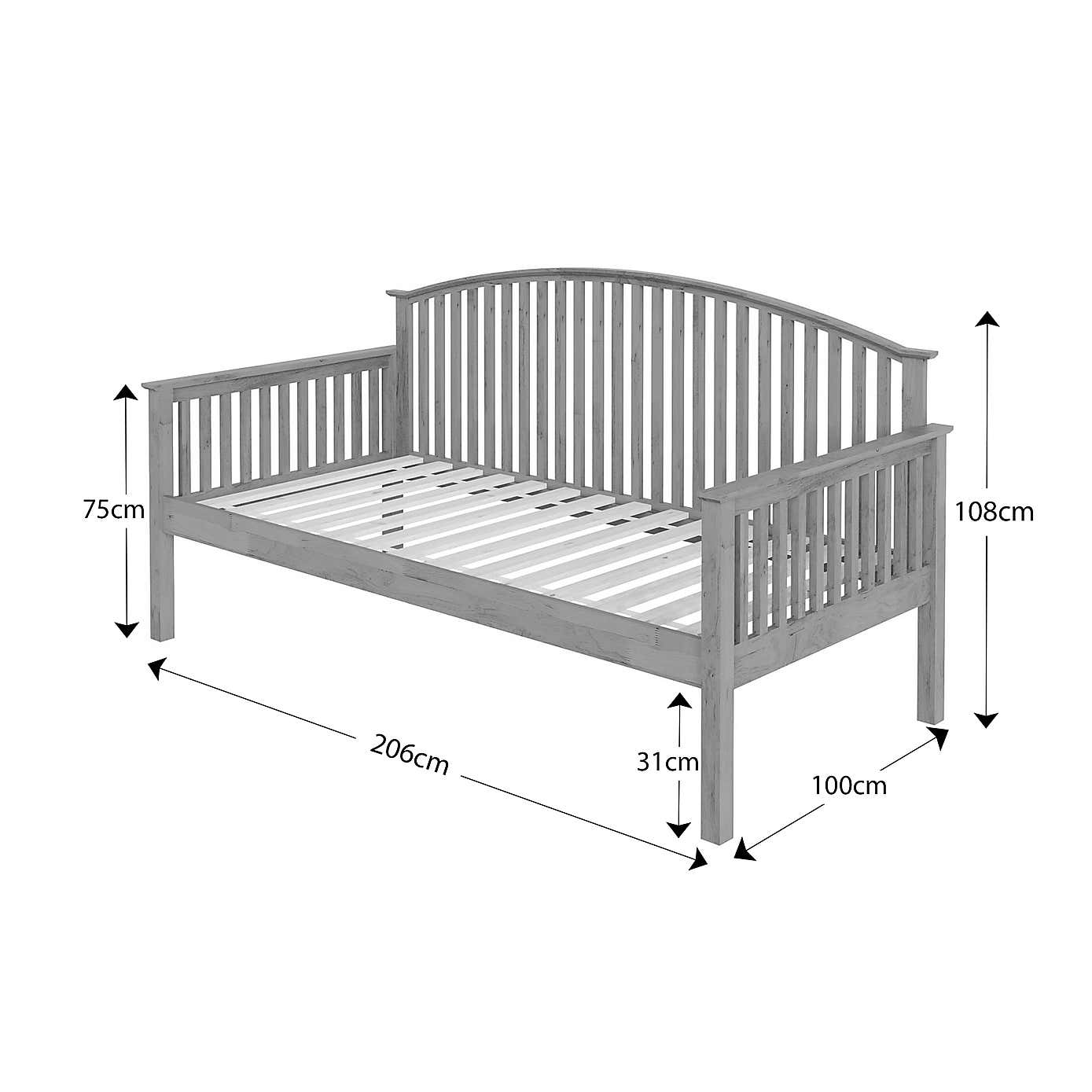 Madrid Oak Day Bed