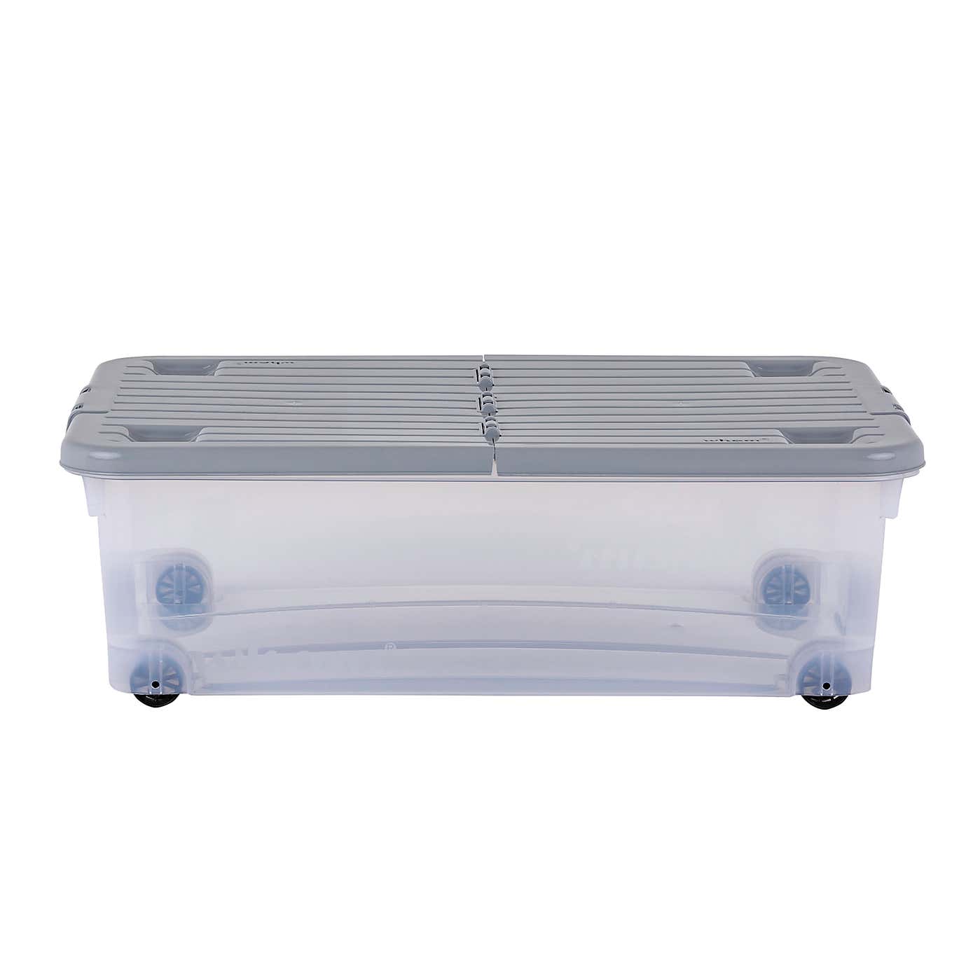 Wham 32L Set of 3 Underbed Storage Box with Wheels & Lid