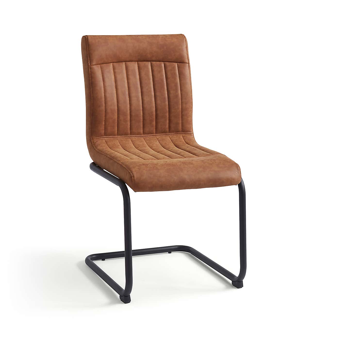 Felix Set of 2 PU Leather Dining Chairs