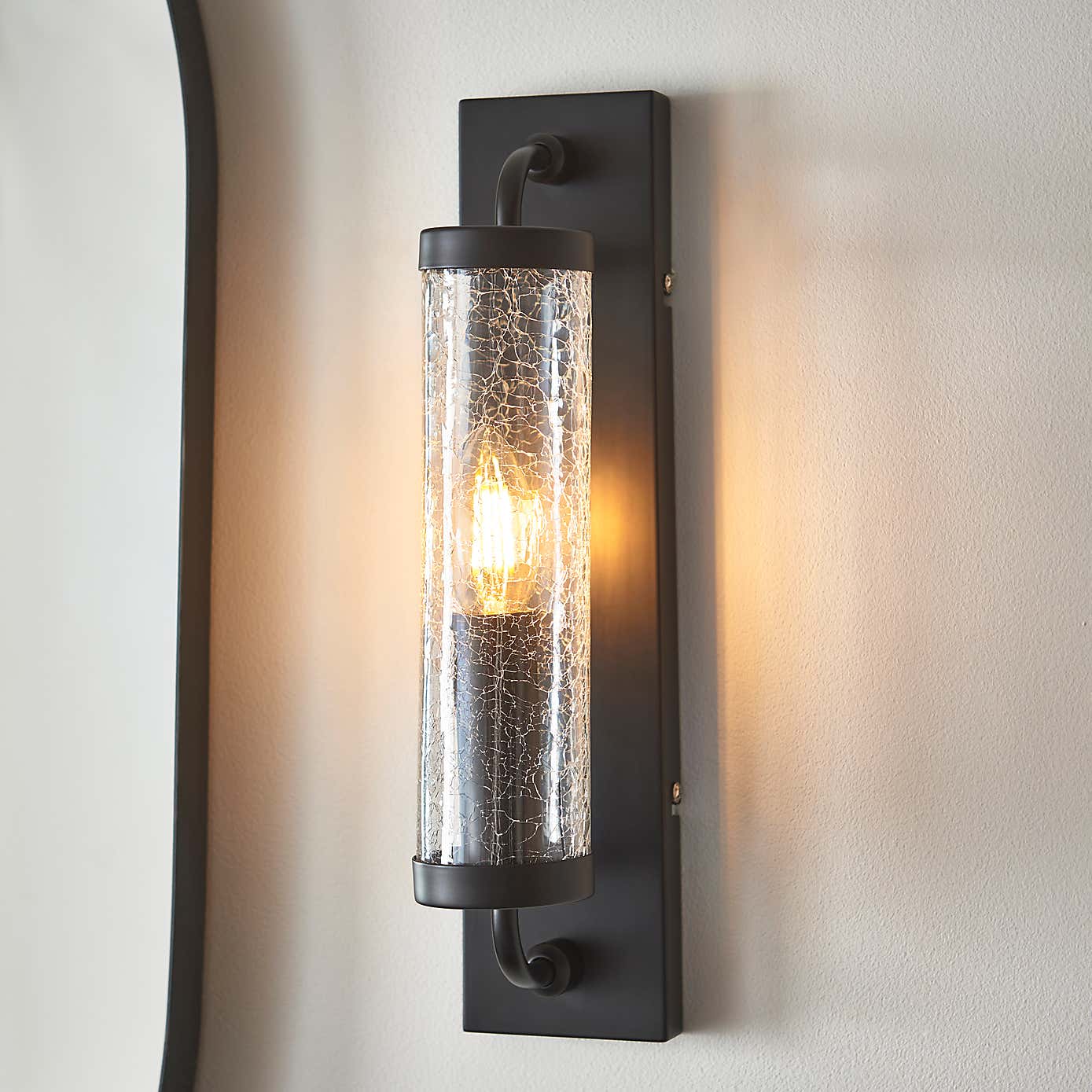 Cheriton Industrial Dimmable Indoor Outdoor Wall Light