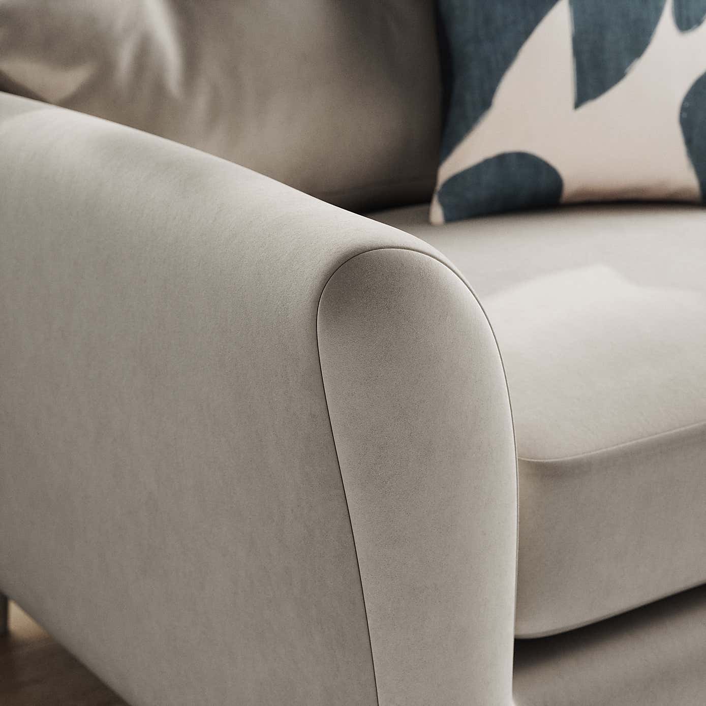 Sven Opulent Velvet Snuggle Chair