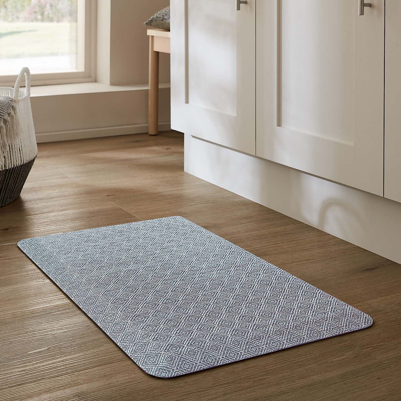 Anti-Fatigue Geometric Cushioning Mat