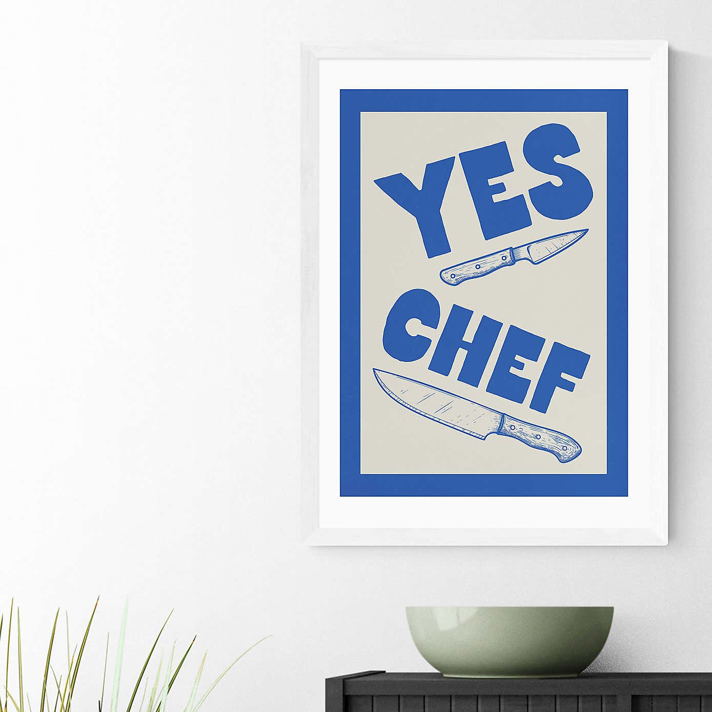 East End Prints Yes Chef by Don't Grow Up Print
