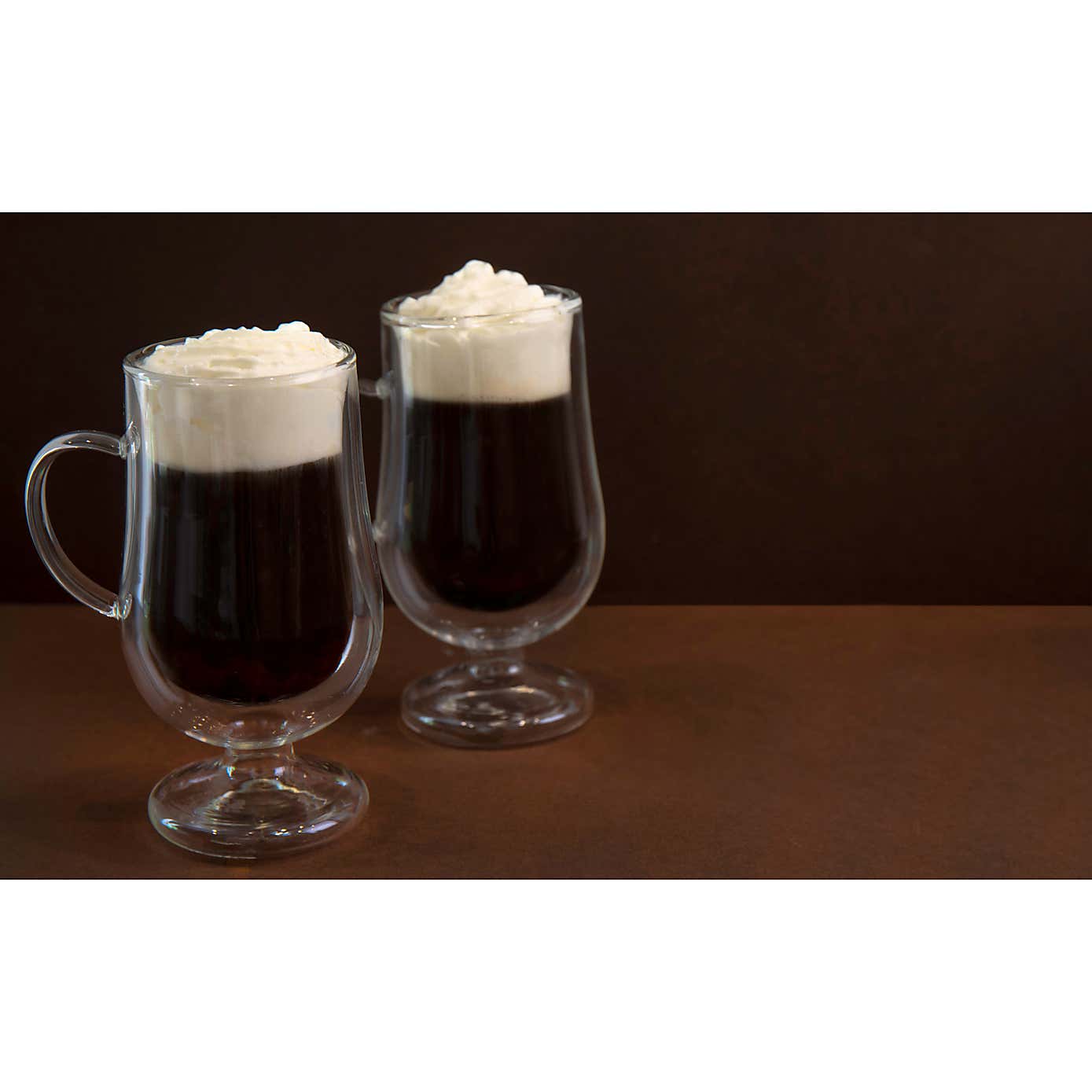 La Cafetiere set of 2 Large Irish Coffee Glasses