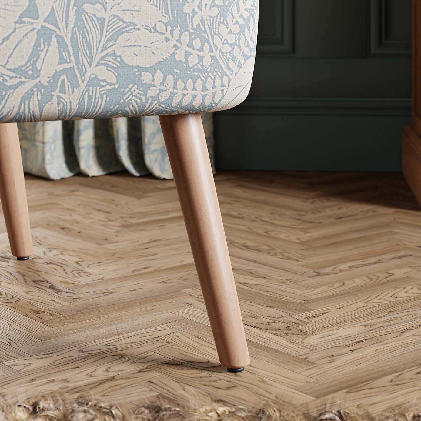 Eliza Wooden Arm Occasional Armchair