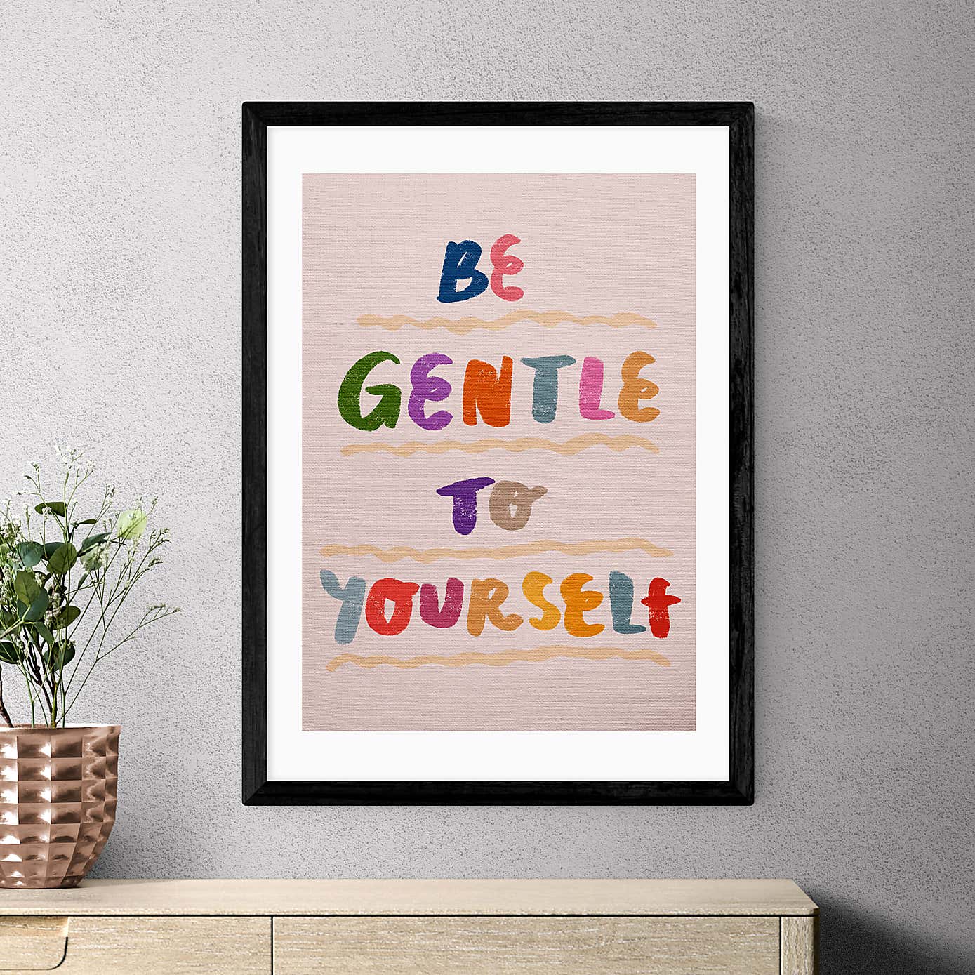 East End Prints Be Gentle to Yourself by Kartika Paramita