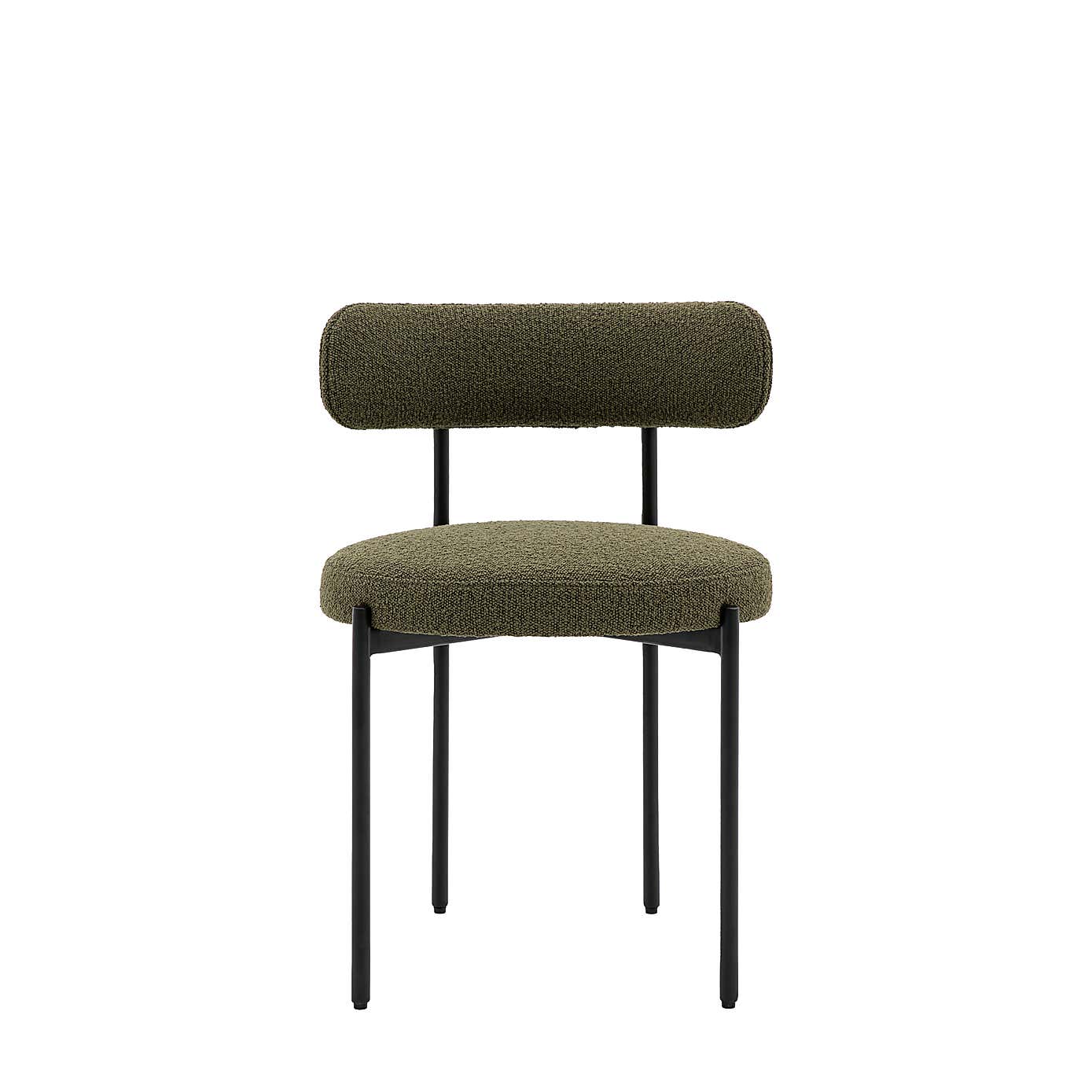 Set of 2 Mesa Dining Chairs, Fabric