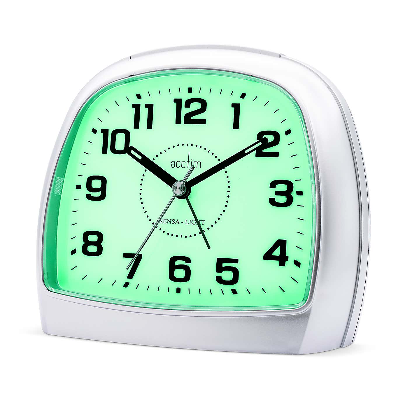 Acctim SensaLight Three Analogue Alarm Clock Smartlite White