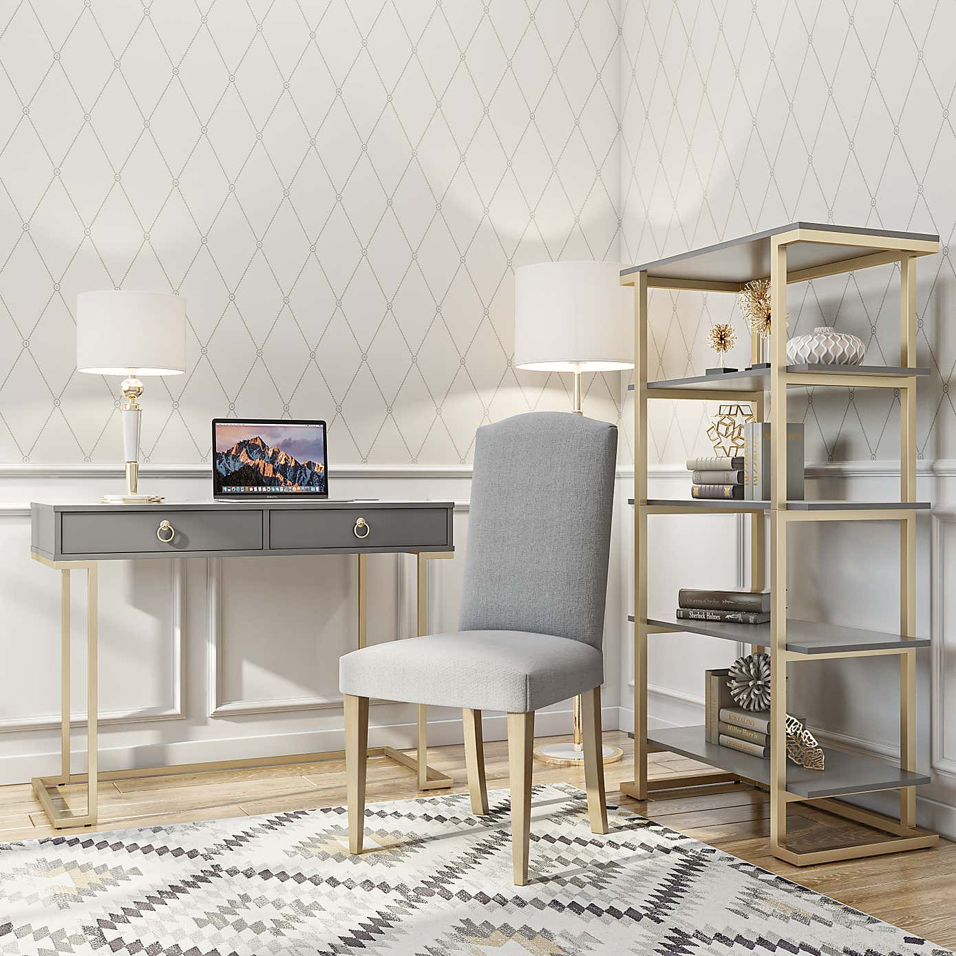 Cosmo Camila 5 Shelf Bookcase