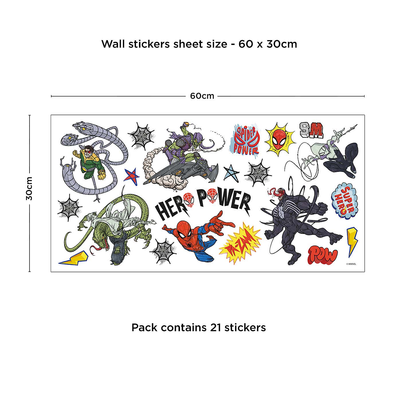 Marvel Spider-Man Wall Stickers