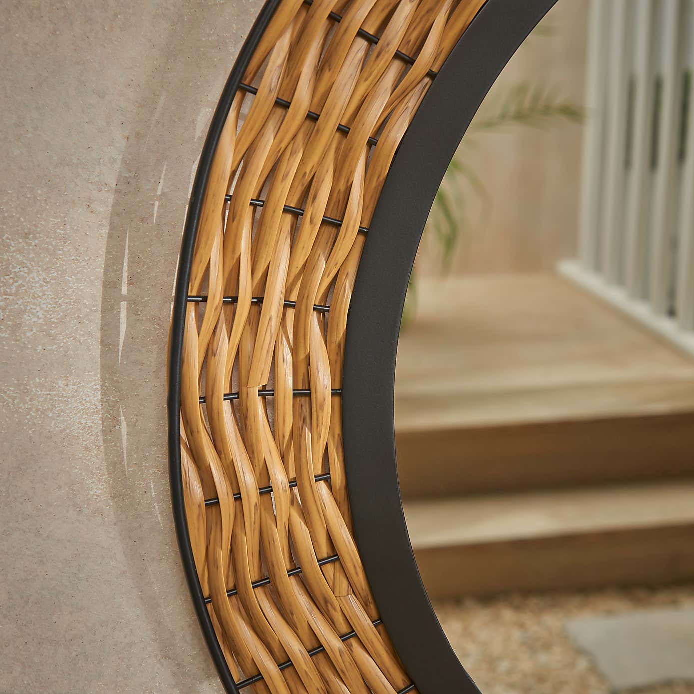 Artisan Round Indoor Outdoor Wall Mirror