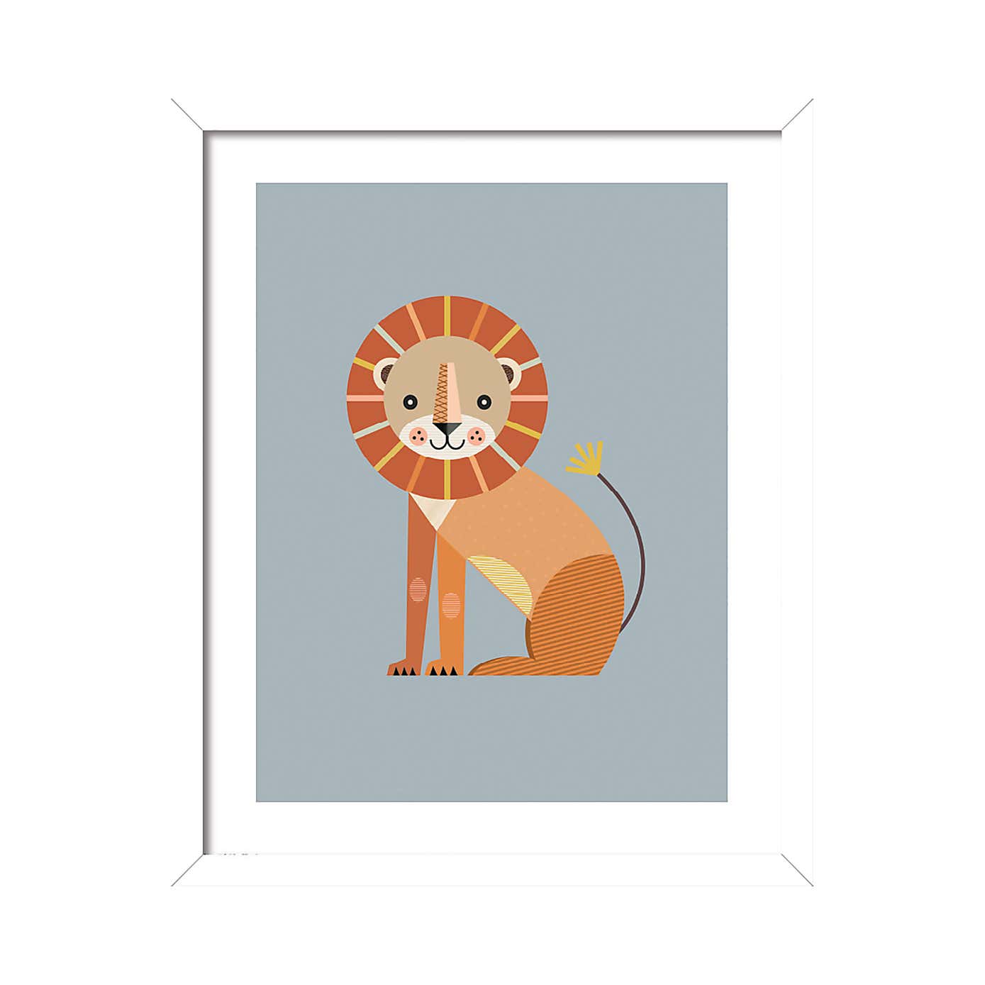 The Art Group Lion Framed Print