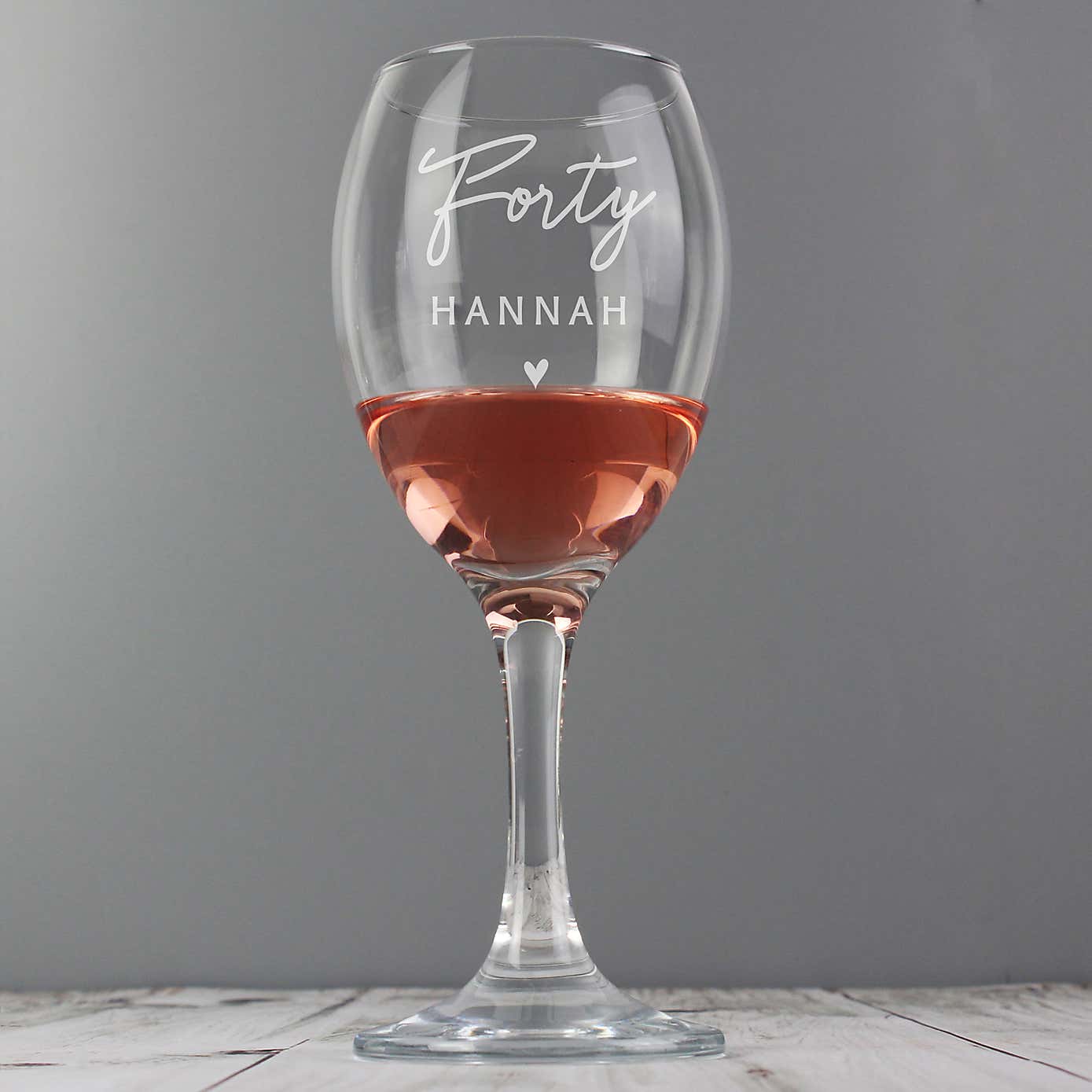Personalised Birthday Wine Glass