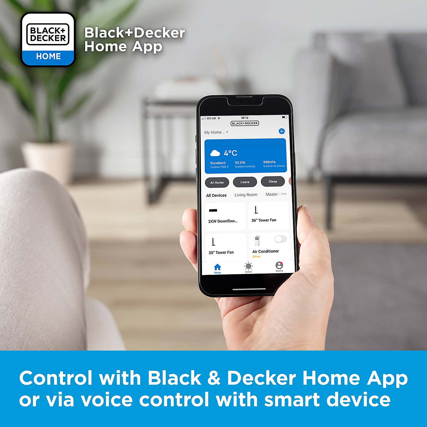 Black And Decker 36" Smart Tower Fan