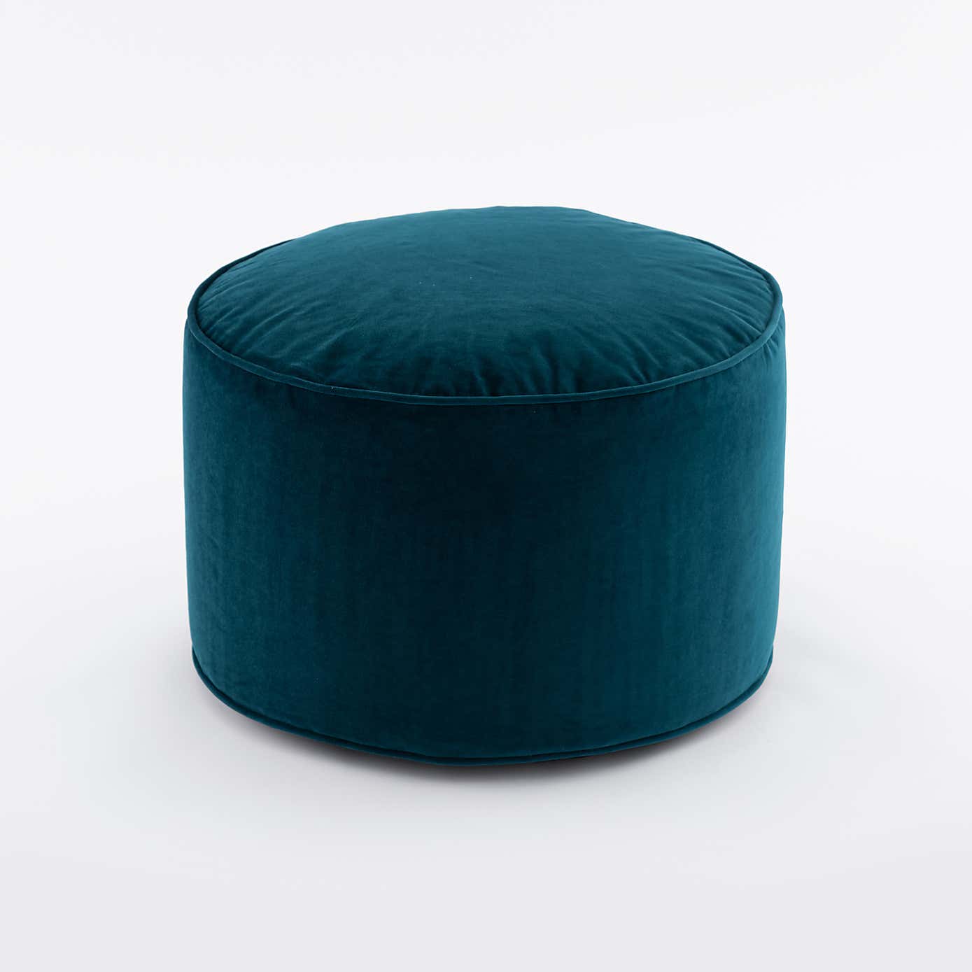 Eliza Velvet Old Gold Pouffe
