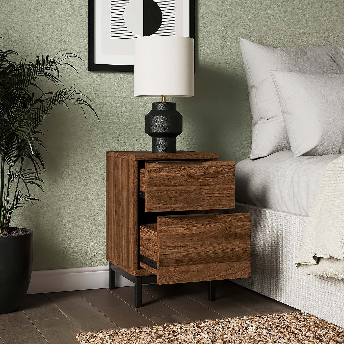 Reynolds Slim Bedside Table