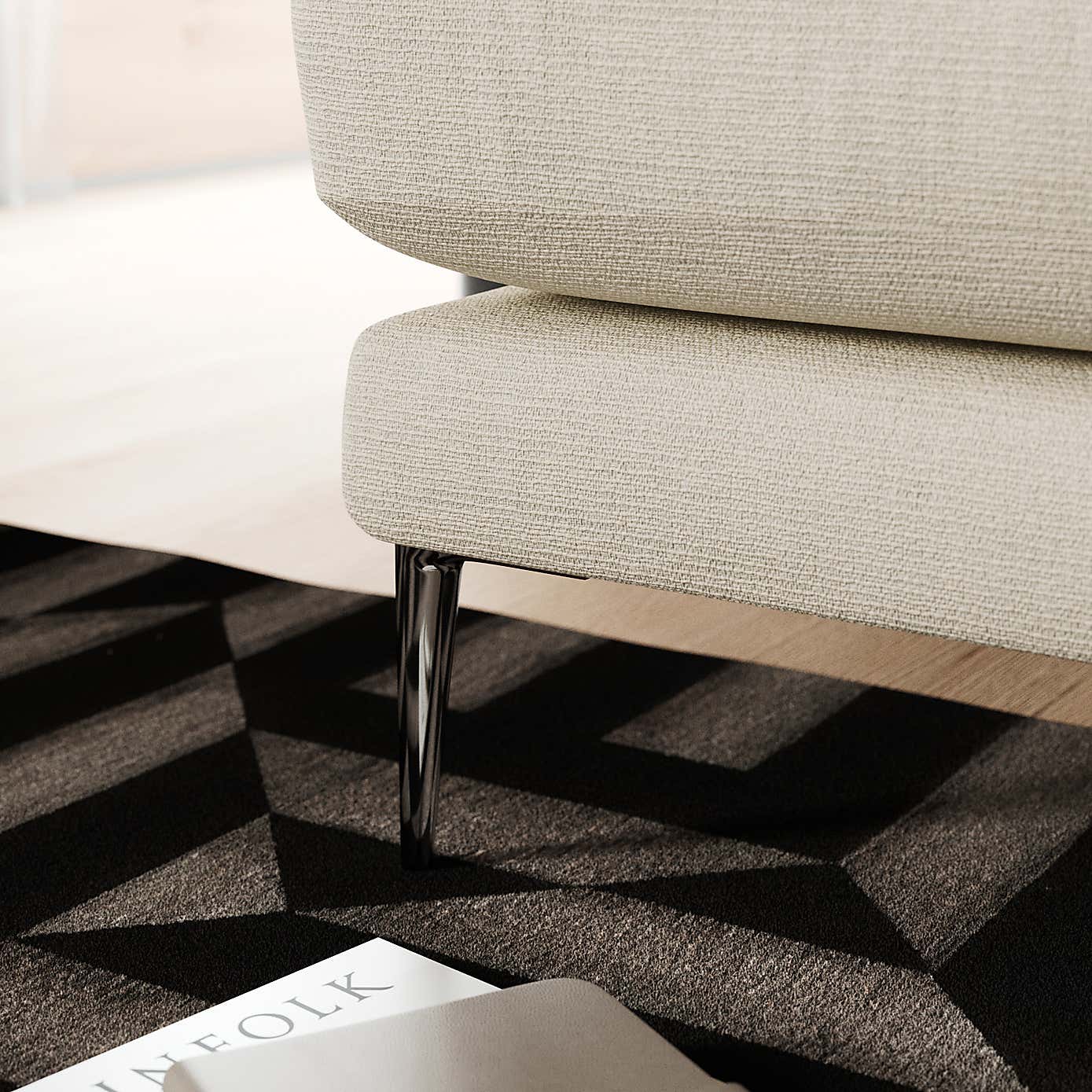 Lawson Chunky Tonal Weave Snuggle Chair