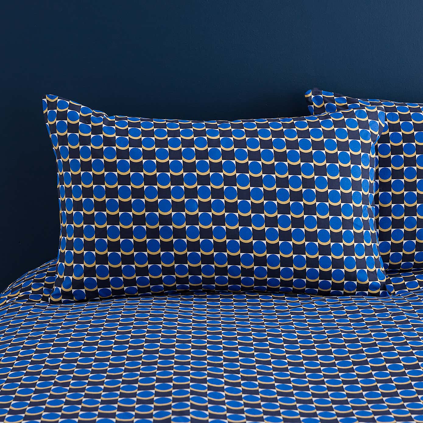 Tallie Retro Cotton Duvet Cover & Pillowcase Set