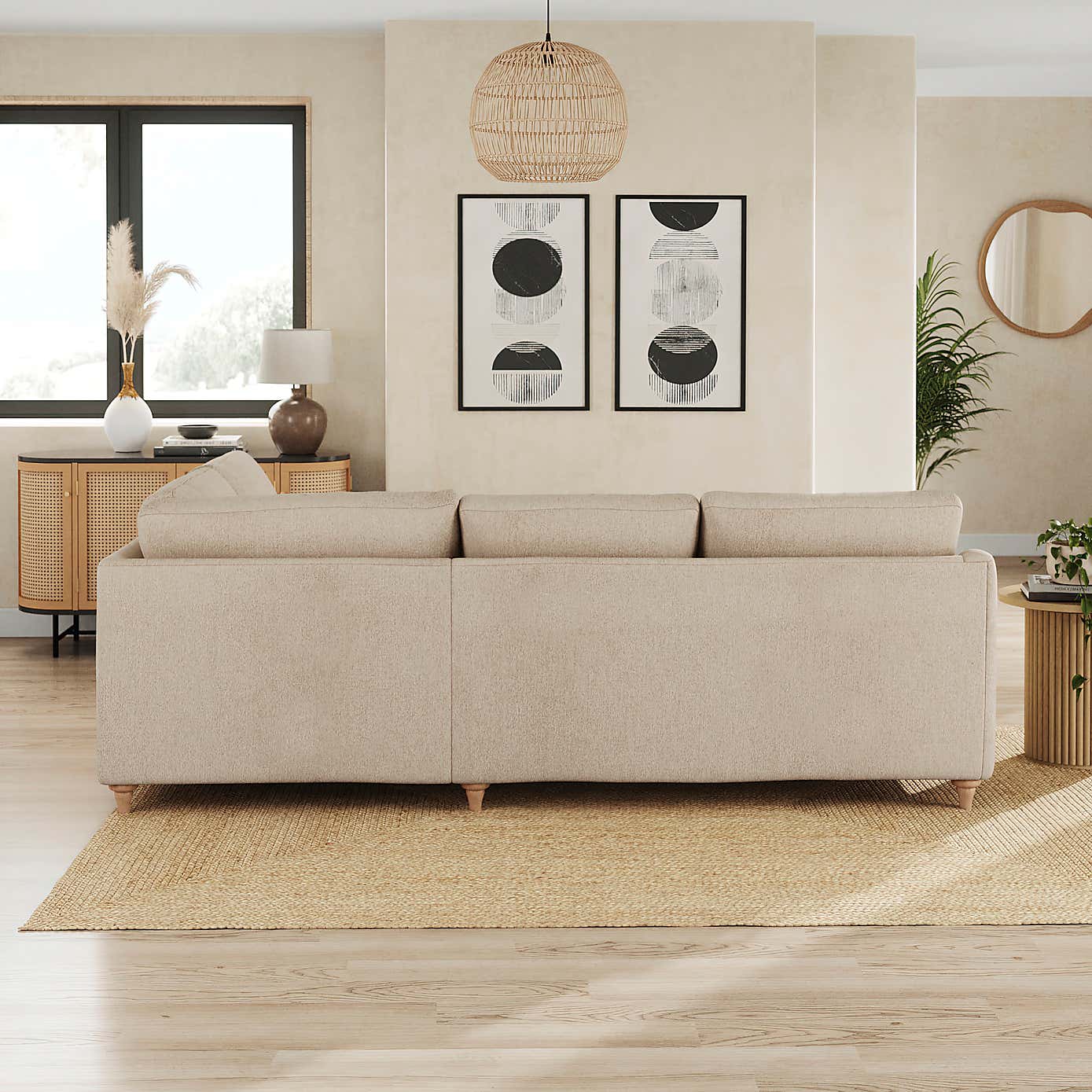 Hattie Cosy Weave Corner Unit Sofa