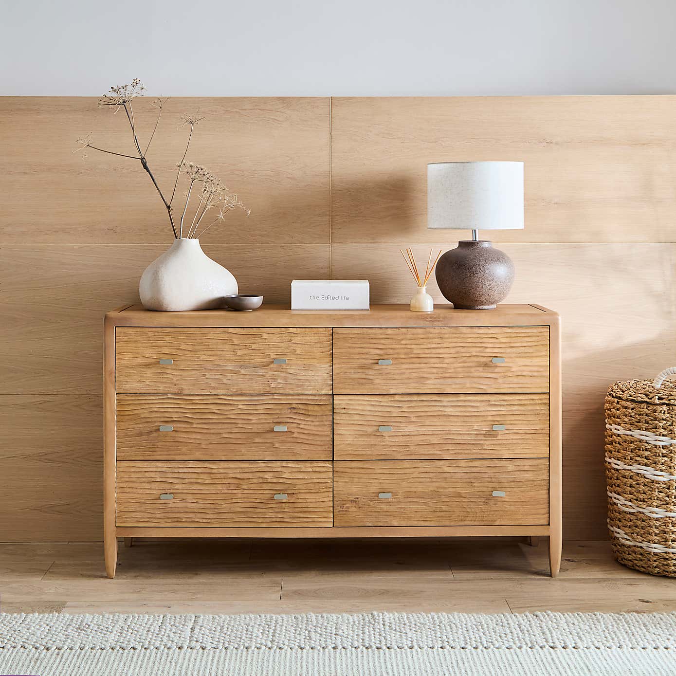 Olsson Hand Carved 6 Drawer Chest