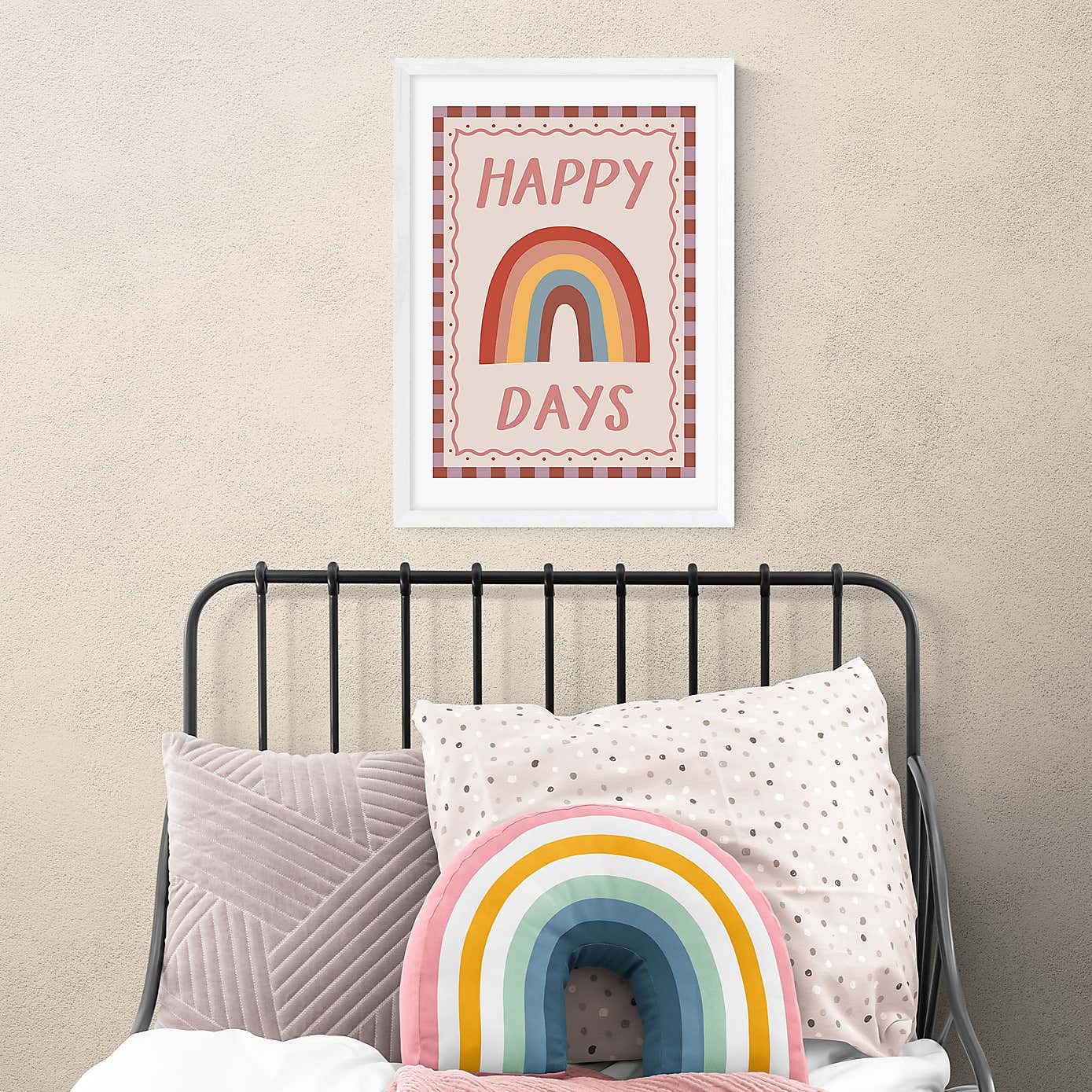 East End Prints Happy Days Print by Kid of the Village