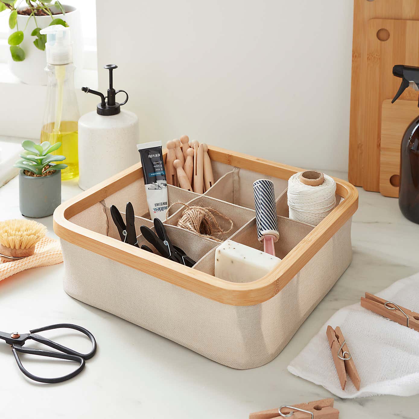 Berkeley 9 Compartments Foldable Storage Basket