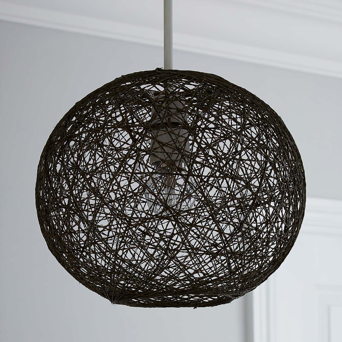 Abaca Ball Easy Fit Pendant Shade