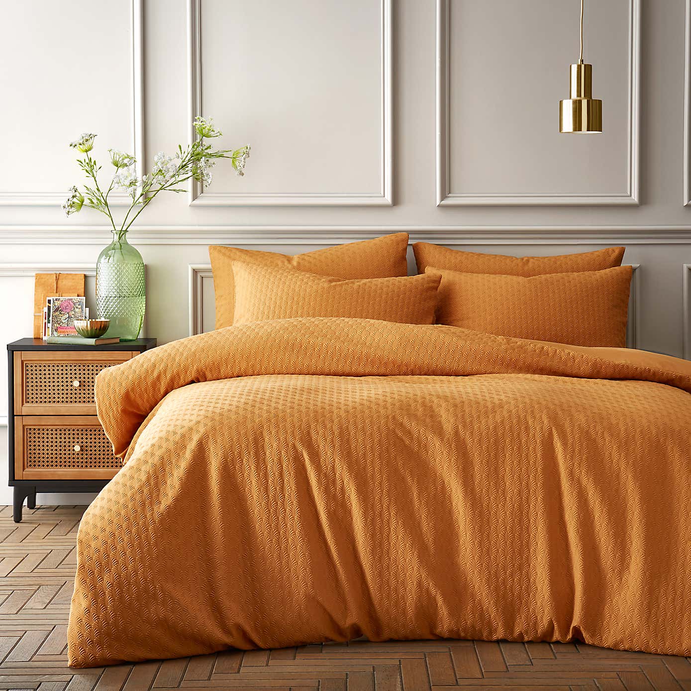 Deco Fan Duvet Cover and Pillowcase Set