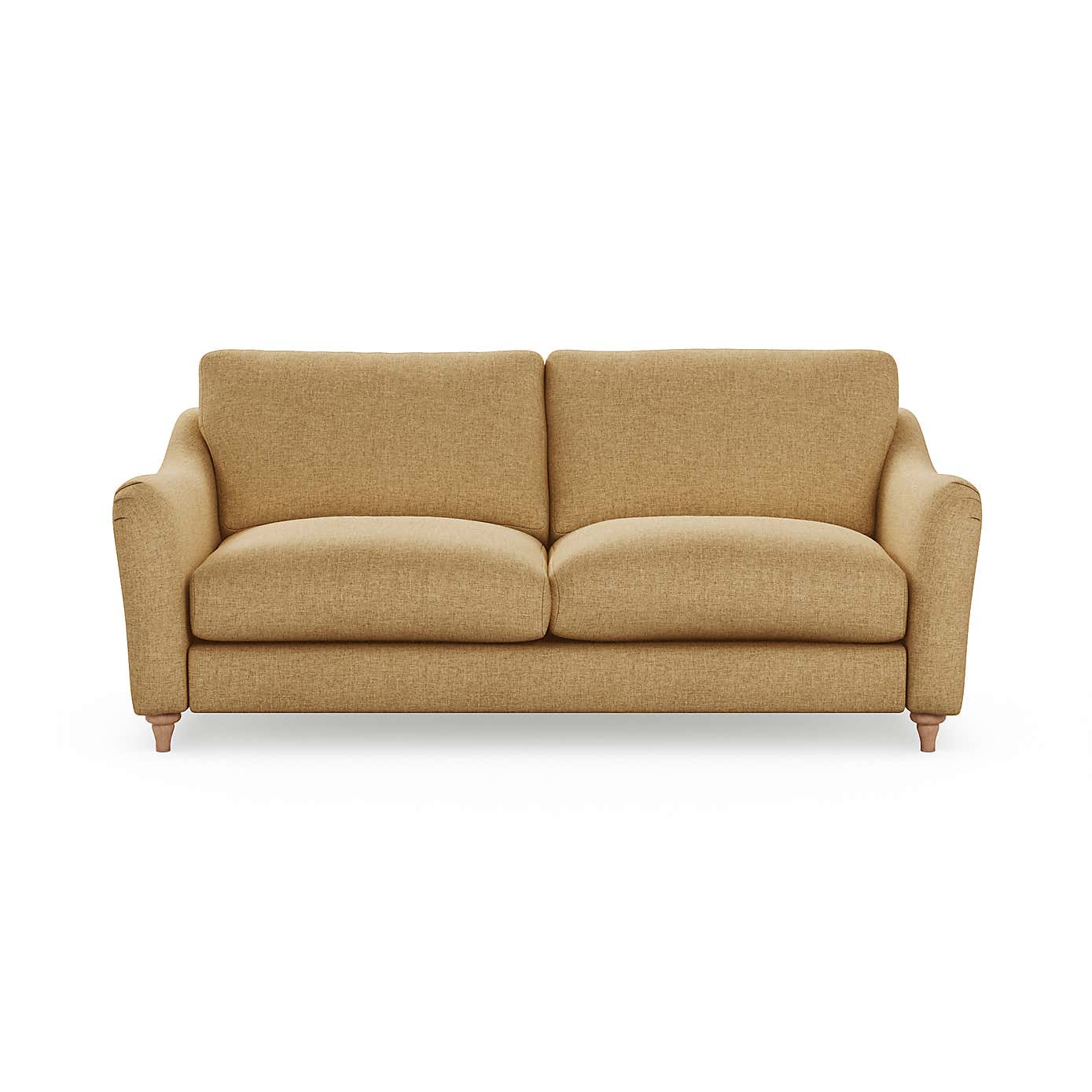 Hattie Slub Faux Linen 3 Seater Sofa