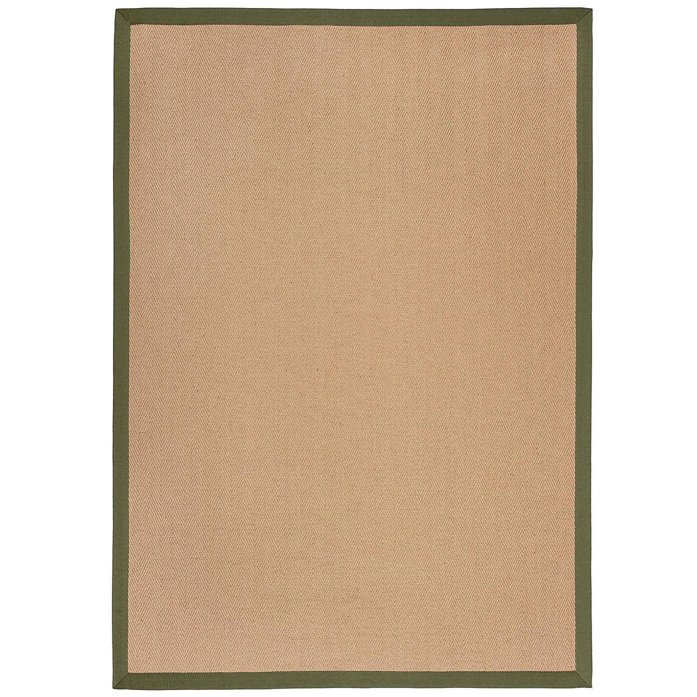 Herringbone Border Rug