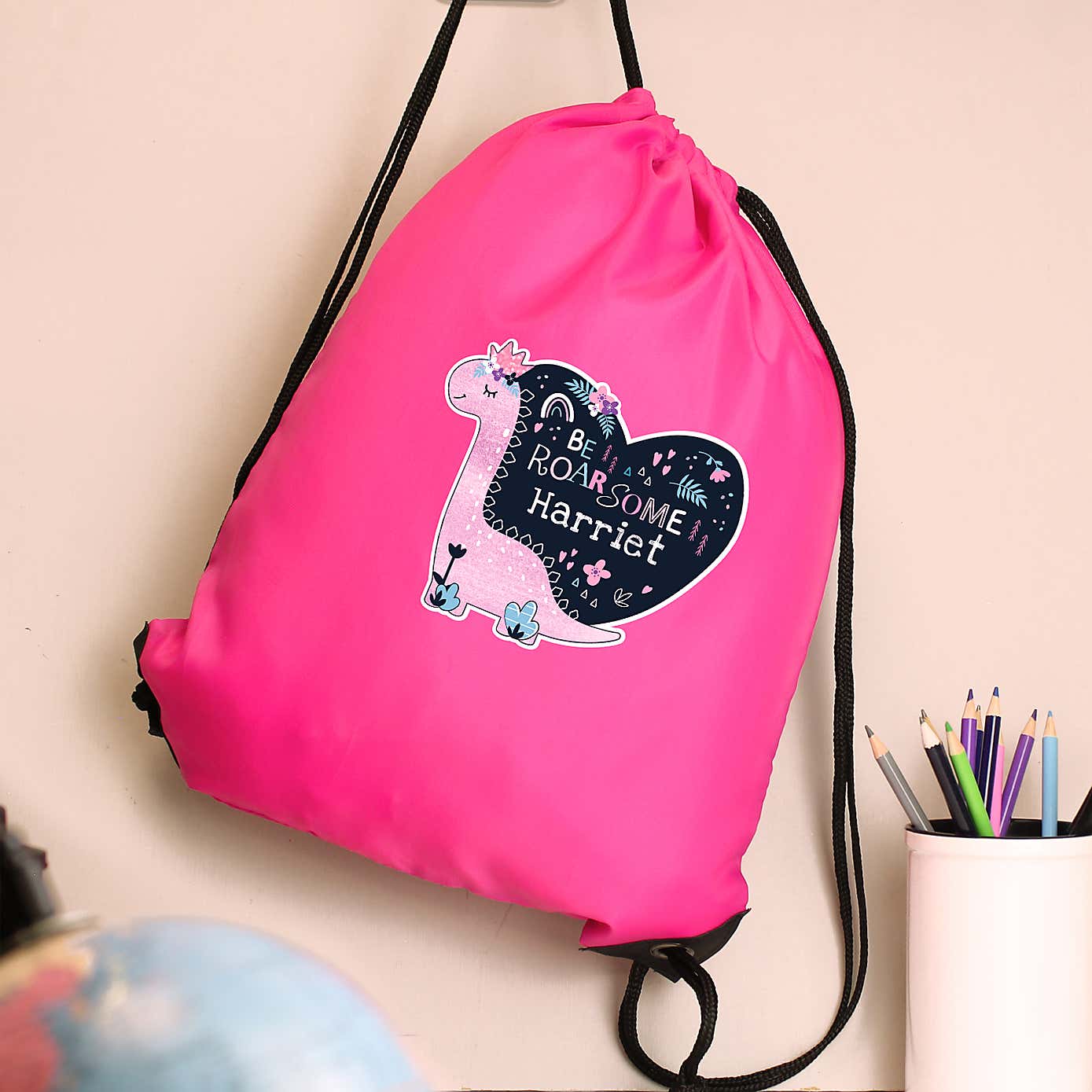 Personalised Dinosaur Kit Bag
