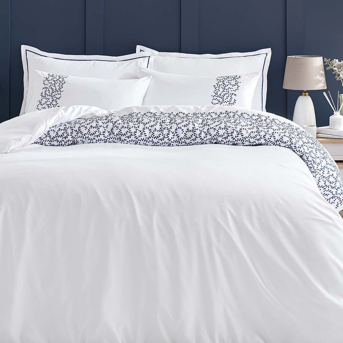 Kersey Embroidery Duvet Cover & Pillowcase Set