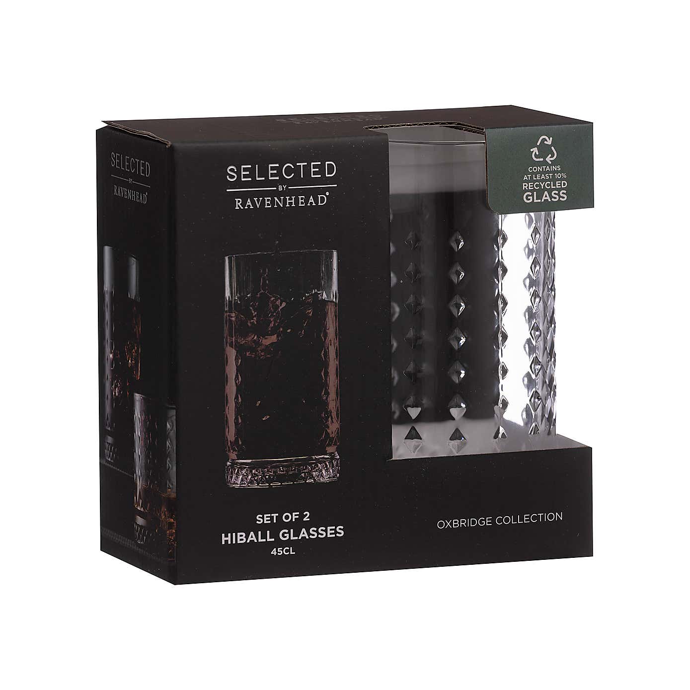 Ravenhead Oxbridge Set of 2 Highball Glasses