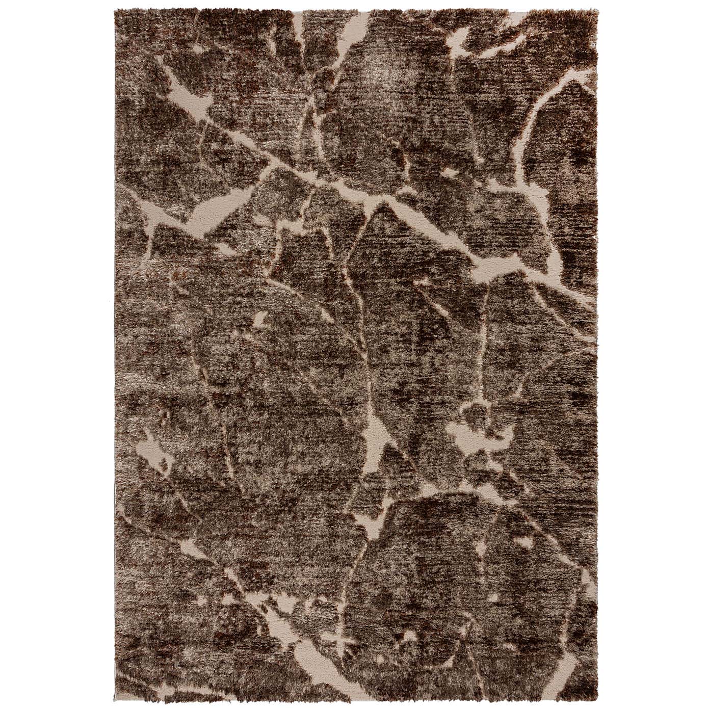 Glacier Luxury Marble Shaggy Rug