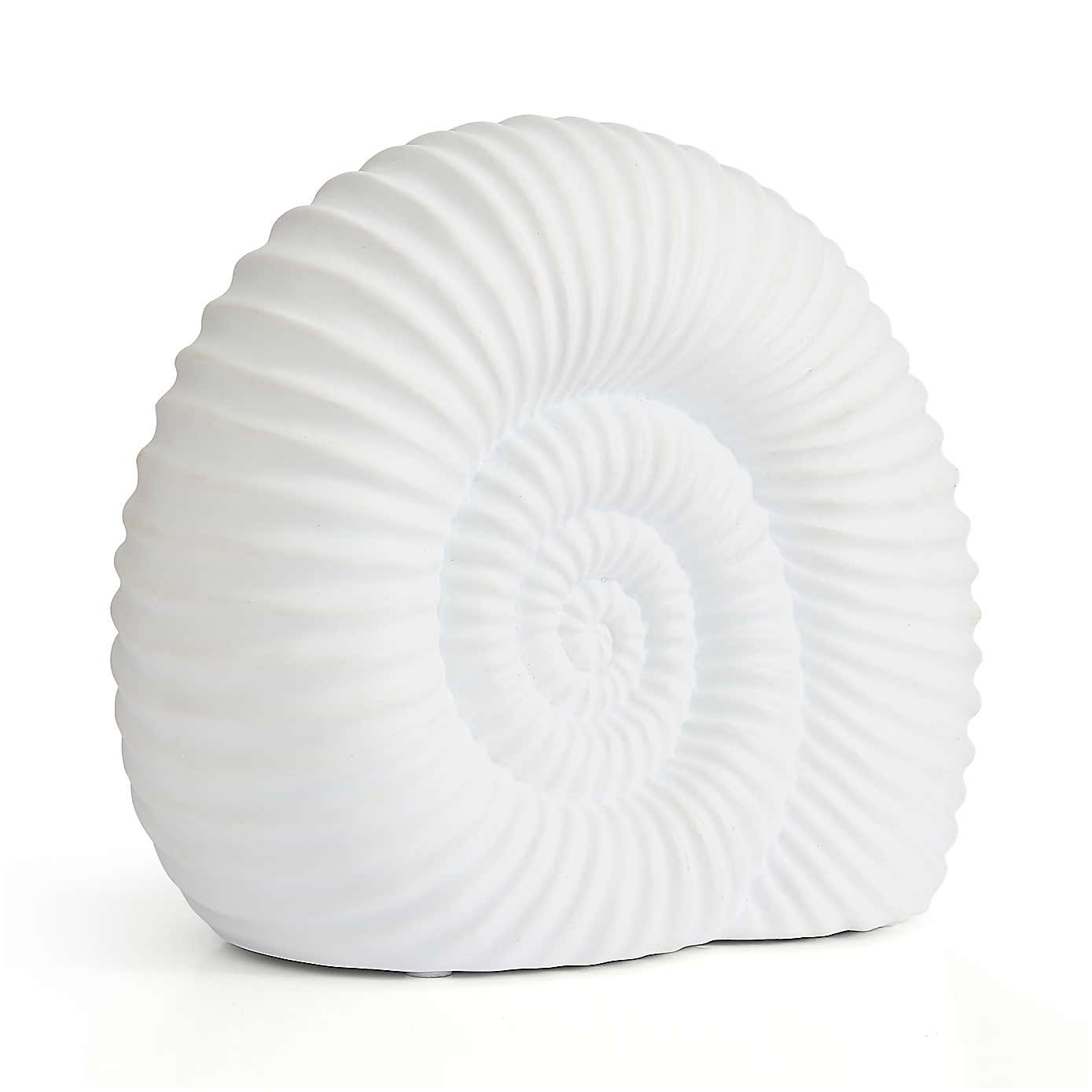 Porcelain Ammonite Lamp